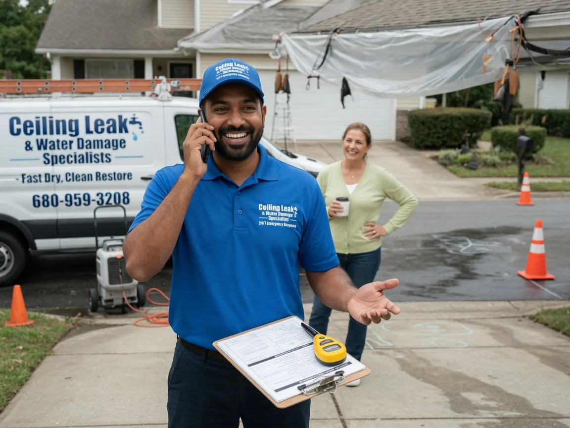 Ceiling Leak Cleanup Lake Park, MN FAQs
